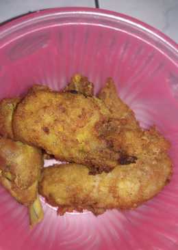 Ayam goreng crispy bumbu kuning