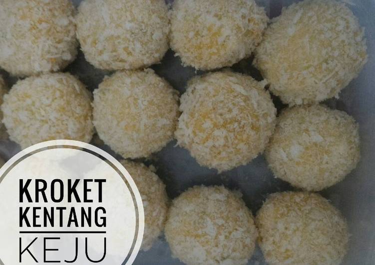 bahan dan cara membuat Kroket kentang keju