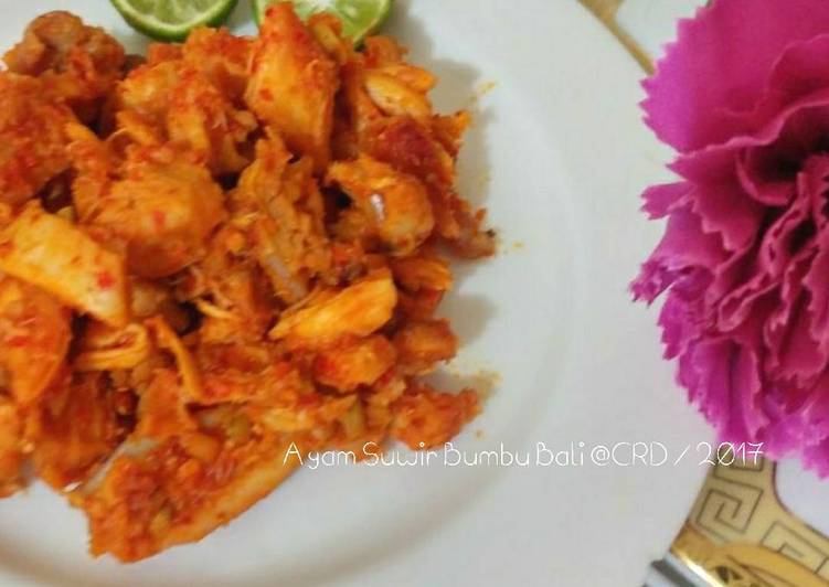 gambar untuk cara membuat Ayam Suwir Bumbu Bali