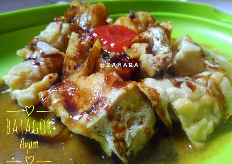 Resep Batagor Ayam (Bakso Tahu Goreng) Oleh Zha Annisa Zahara