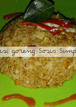 Nasi goreng Sosis Simple