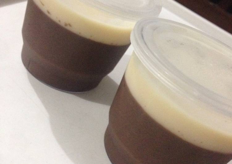 resep makanan Puding coklat susu