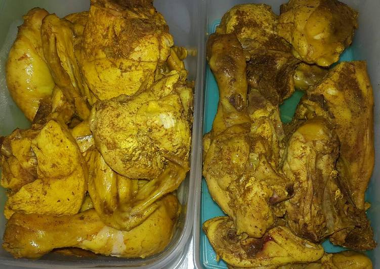 cara membuat Ungkep ayam goreng simple