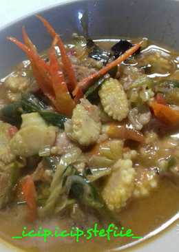 Oseng jagung muda kuah terasi