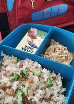 Veggie fried rice for kid