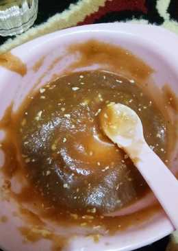 Cemilan jus apel+ kurma buat baby 8+