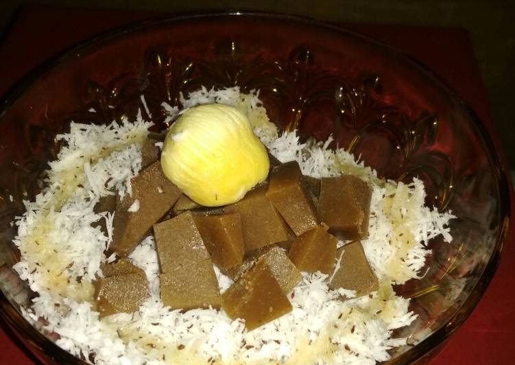 resep lengkap untuk Snowy Dodol (Kreasi Kue Lebaran)