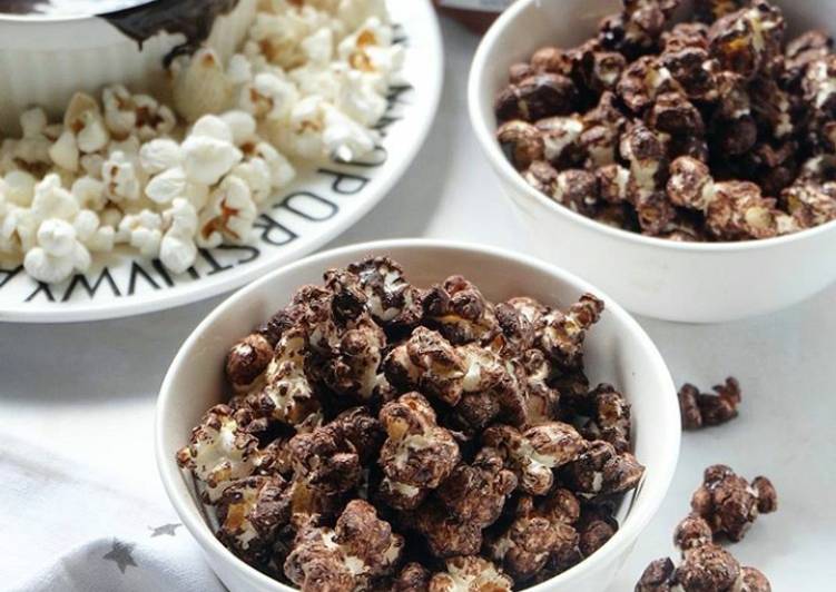 bahan dan cara membuat Nutella Popcorn