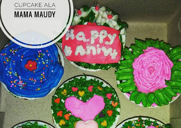 gambar untuk cara membuat Cupcake coklat simpel ala mama maudy