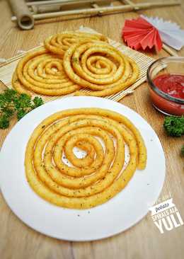 Tempe spirals cemilan atau buat bekal sekolah