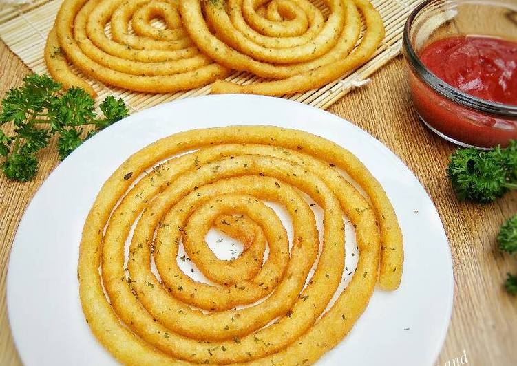 resep makanan Tempe spirals cemilan atau buat bekal sekolah