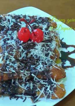 Pisang goreng coklat keju