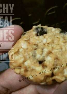 Crunchy oatmeal cookies (healthy & yummy)