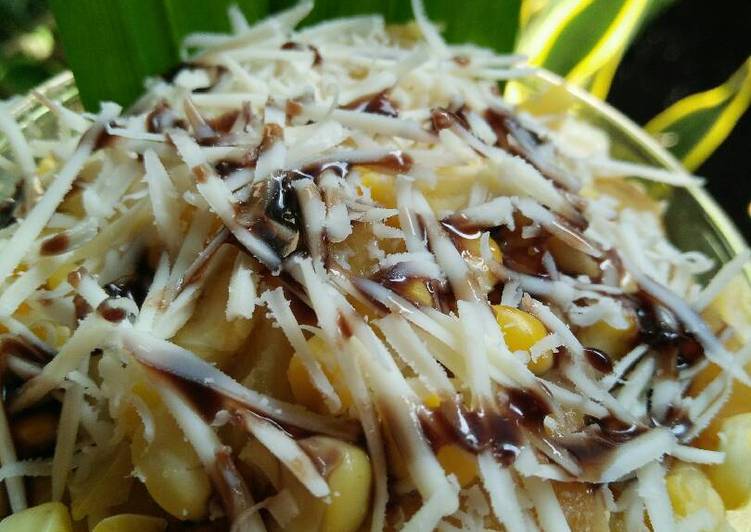 gambar untuk resep Jagung Manis... pisang keju#posting rame2 jagung