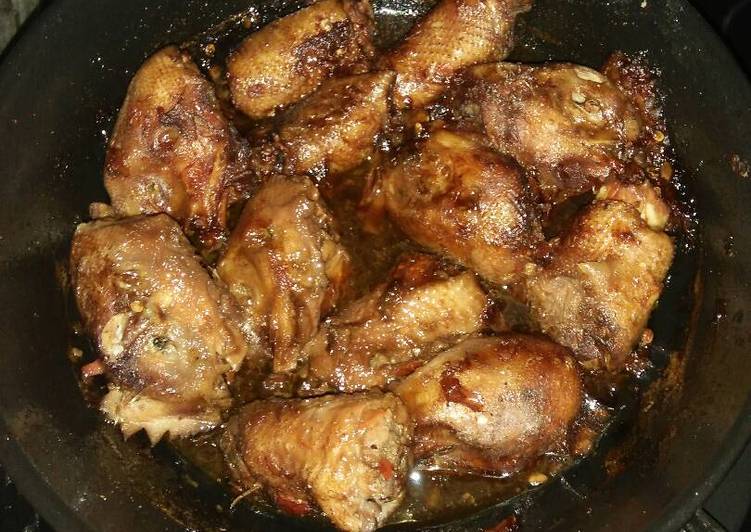 bahan dan cara membuat Kepala ayam kecap