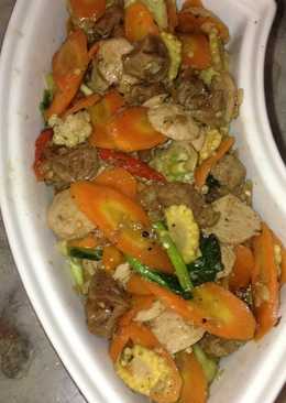 Spicy Beef Black Pepper with Veggies