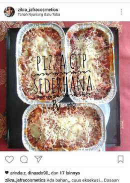 Pizza Cup Roti Tawar Simple