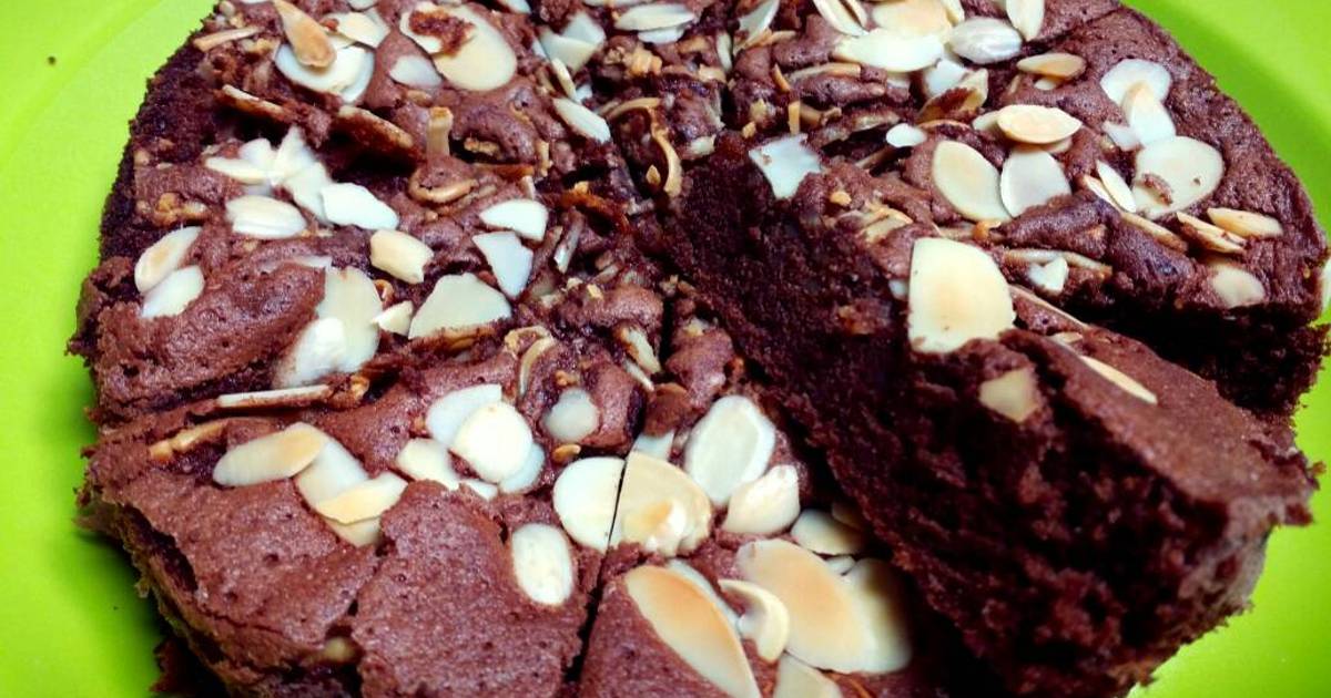 Resep Brownies Cheese Almond