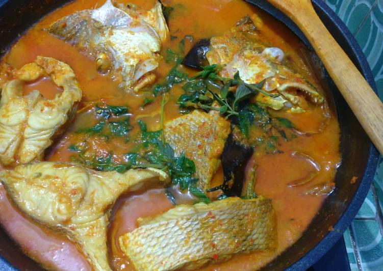 resep lengkap untuk Ikan Kakap Merah Bumbu Woku