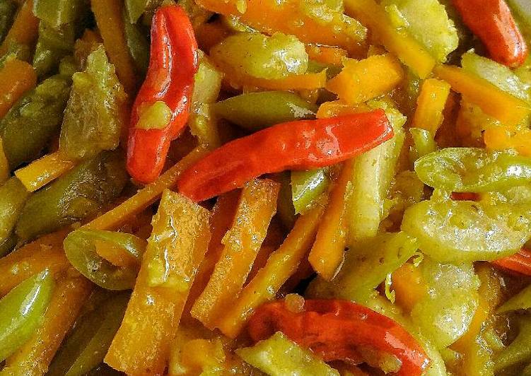 Resep Acar Kuning Wortel Buncis Timun Dari Adelia Sharfina