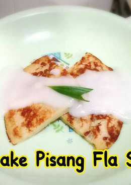 Pancake Pisang Fla Santan (toddler meal)