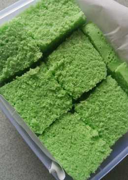 Bolu kukus pandan simple