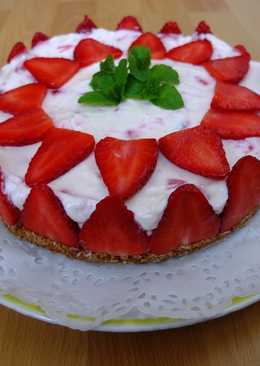 No Bake Strawberry Cheese Cake