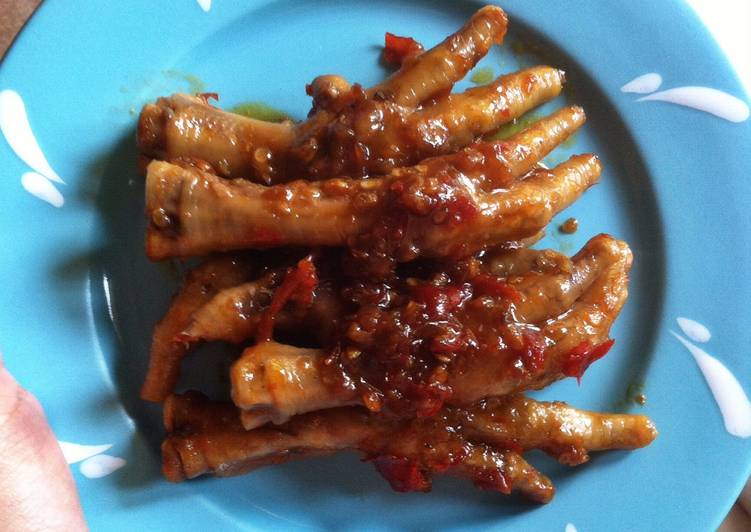 Resep Ceker Pedas Saus Tiram