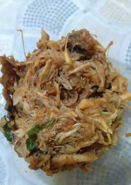 Ayam suwir pedas