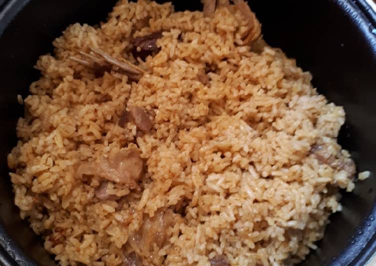 resep masakan Nasi kebuli rice cooker