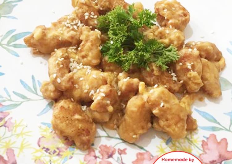  Resep  Salted  egg  chicken ayam  goreng telur asin 