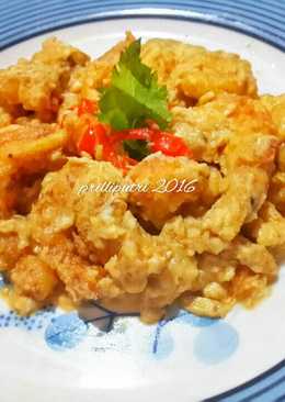 Udang Goreng Saos Telur Asin