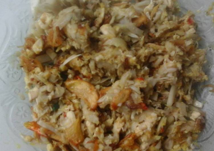 Lawar nangka daging ayam recipe main photo