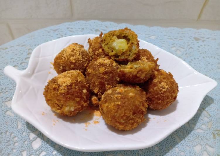 gambar untuk resep makanan Bola Tempe Crispy Keju Luar Dalam