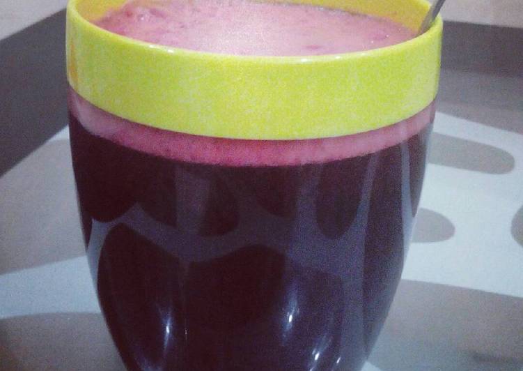 Resep Jus merah nge bit Kiriman dari Harlisa