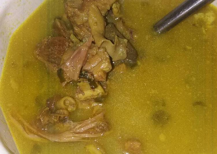 cara membuat Gulai Kambing