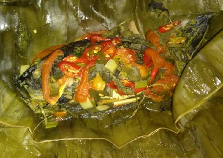 resep lengkap untuk Pepes ikan mas