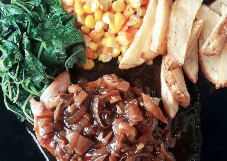 resep Steak ayam saus blackpaper