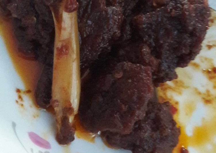 Resep Rendang daging sapi - Setyo Mastino