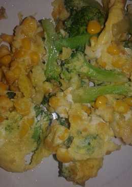 12. Omelet brokoli dan jagung _mpasi 1y+