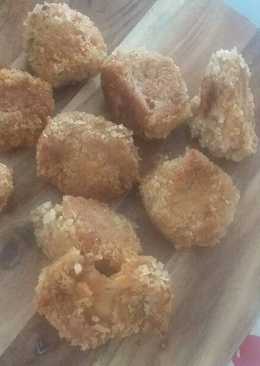 Bola Ubi Isi Keju dan Coklat Melting