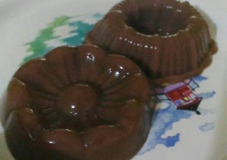 gambar untuk resep (3) silky puding coklat