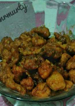 Ayam Pom-pom Saus Teriyaki Pedas