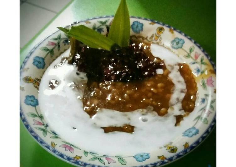 gambar untuk cara membuat Bubur kacang hijau ketan hitam