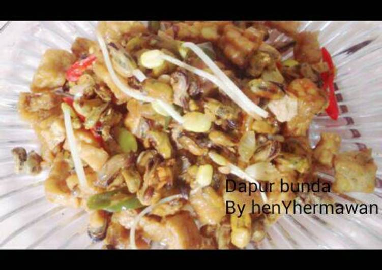 Resep Oseng kerang tahu tempe lombok ijo ale Karya Heny Hermawan