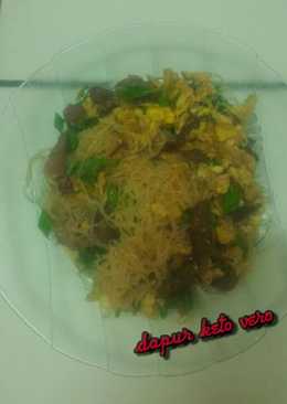 Bihun shirataki goreng