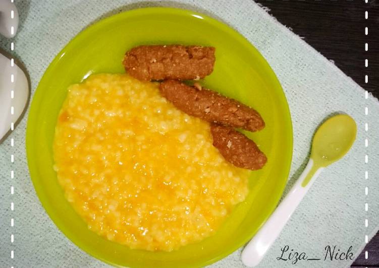 Resep MPASI - 9M+ Bubur Labu Nugget Tempe - Liza_Nick