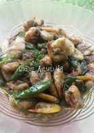 Udang Tumis Cabe Hijau