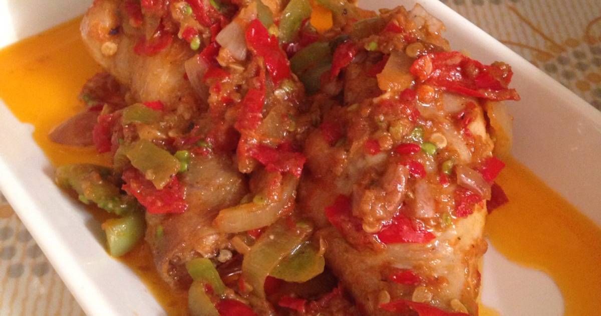 Resep Ayam Terasi Tomat Hijau ala pratiwi