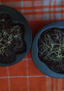 Brownis Pisang Keju Microwave